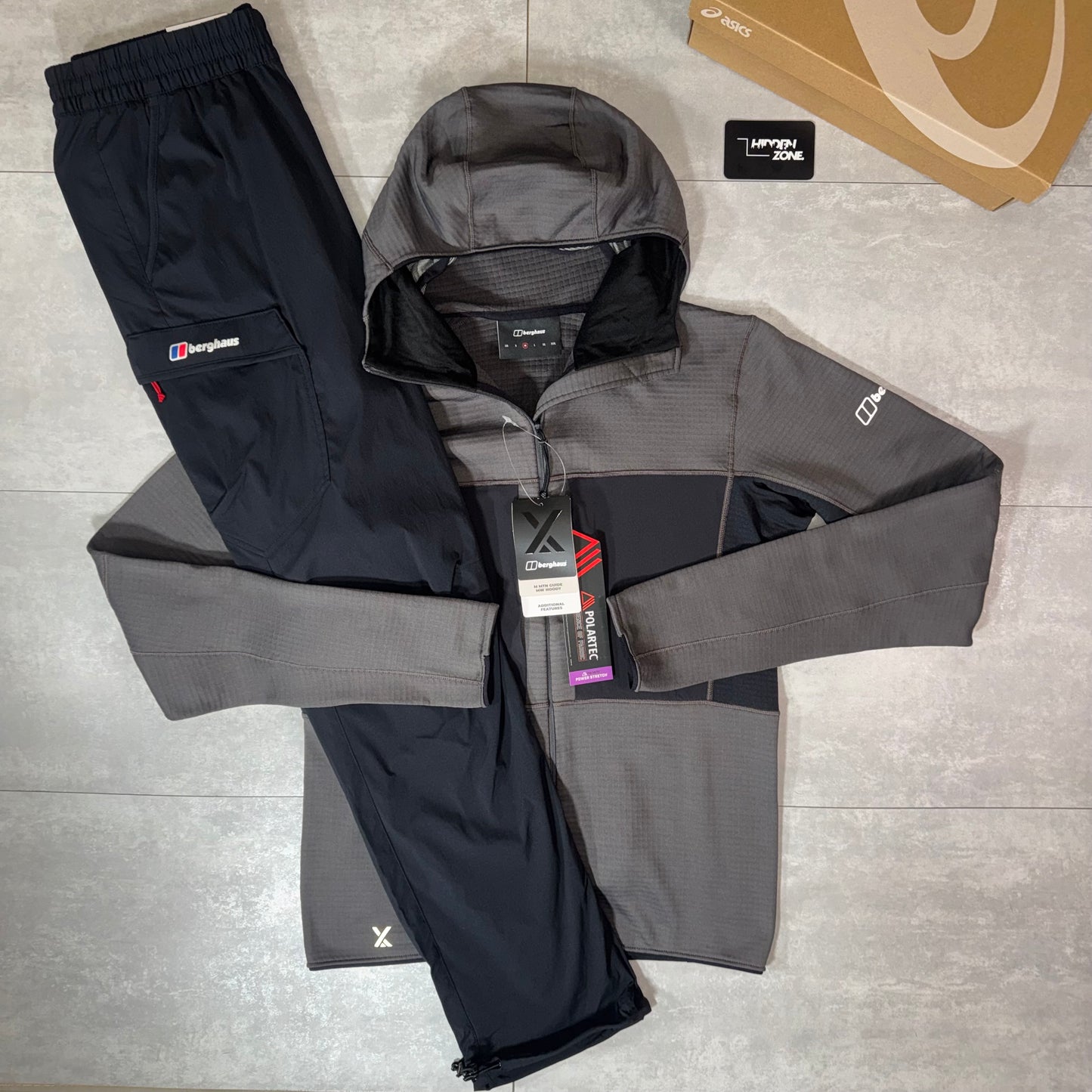 Berghaus Tech Fleece Tracksuit - Two Tone Grey