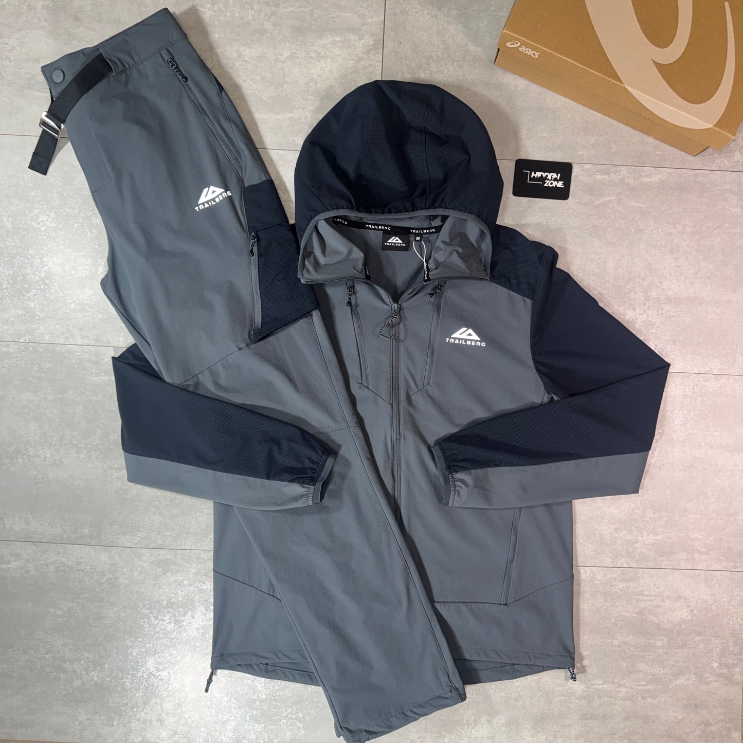 Trailberg Faltenjura 2.0 Tracksuit - Storm Grey / Deep Ocean