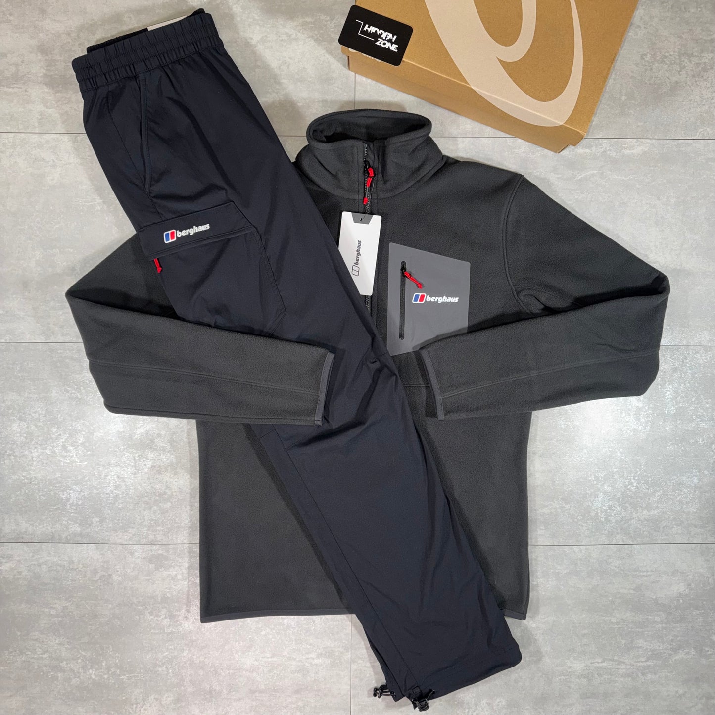 Berghaus 1/2 Zip Tracksuit - Black