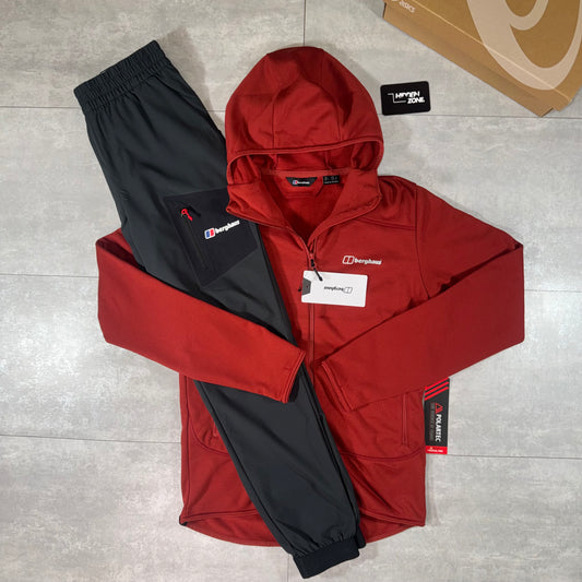 Berghaus Hood Tracksuit - Dark Red