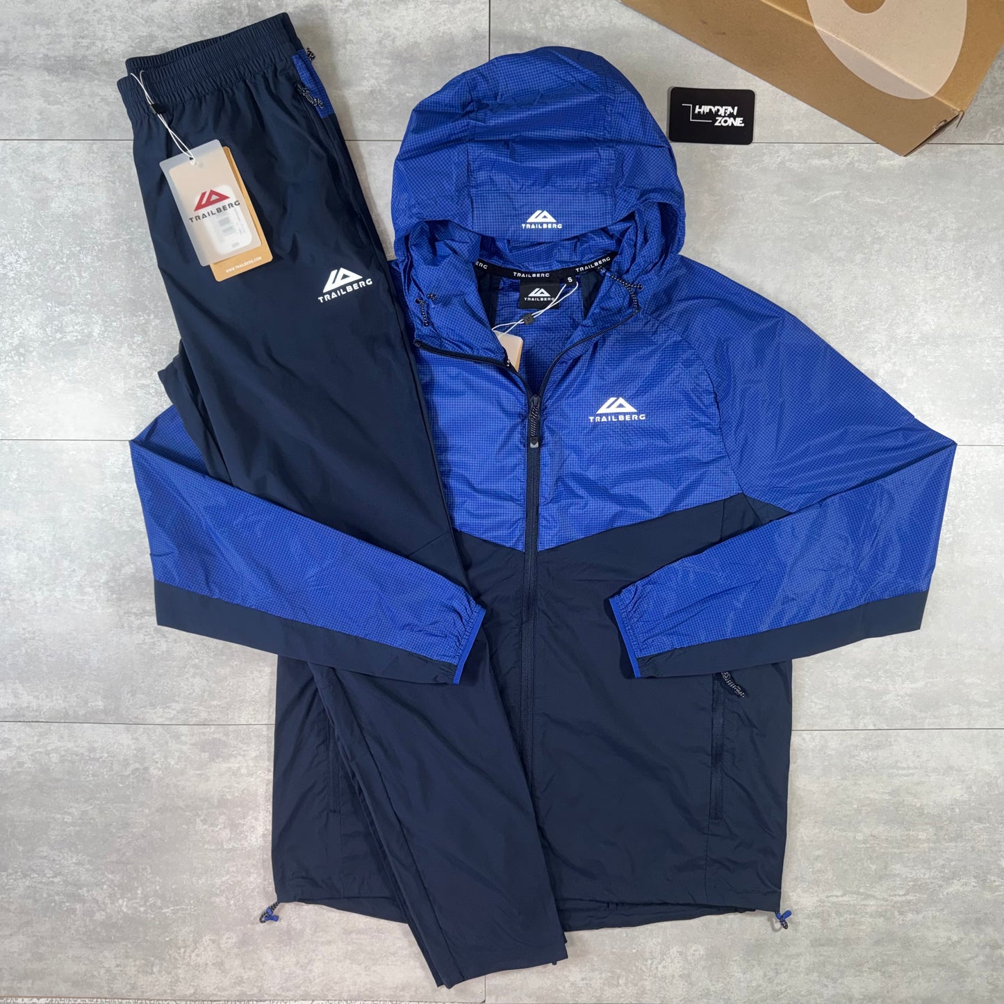 Trailberg Rapid Grid 2.0 Tracksuit - Navy Blue / Twilight