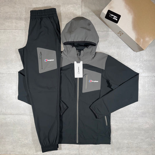 Berghaus Intervale Woven Tracksuit - Black/Grey