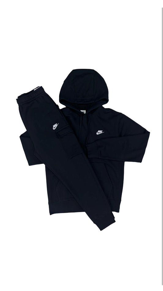 Nike Club Tracksuit - Black