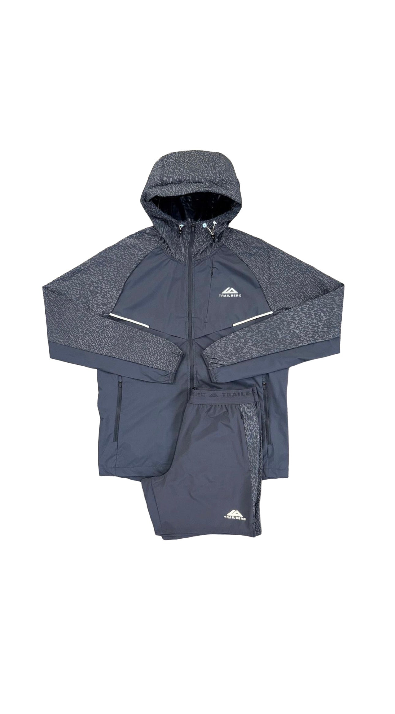 Trailberg - Reflective Windbreaker/Short Set